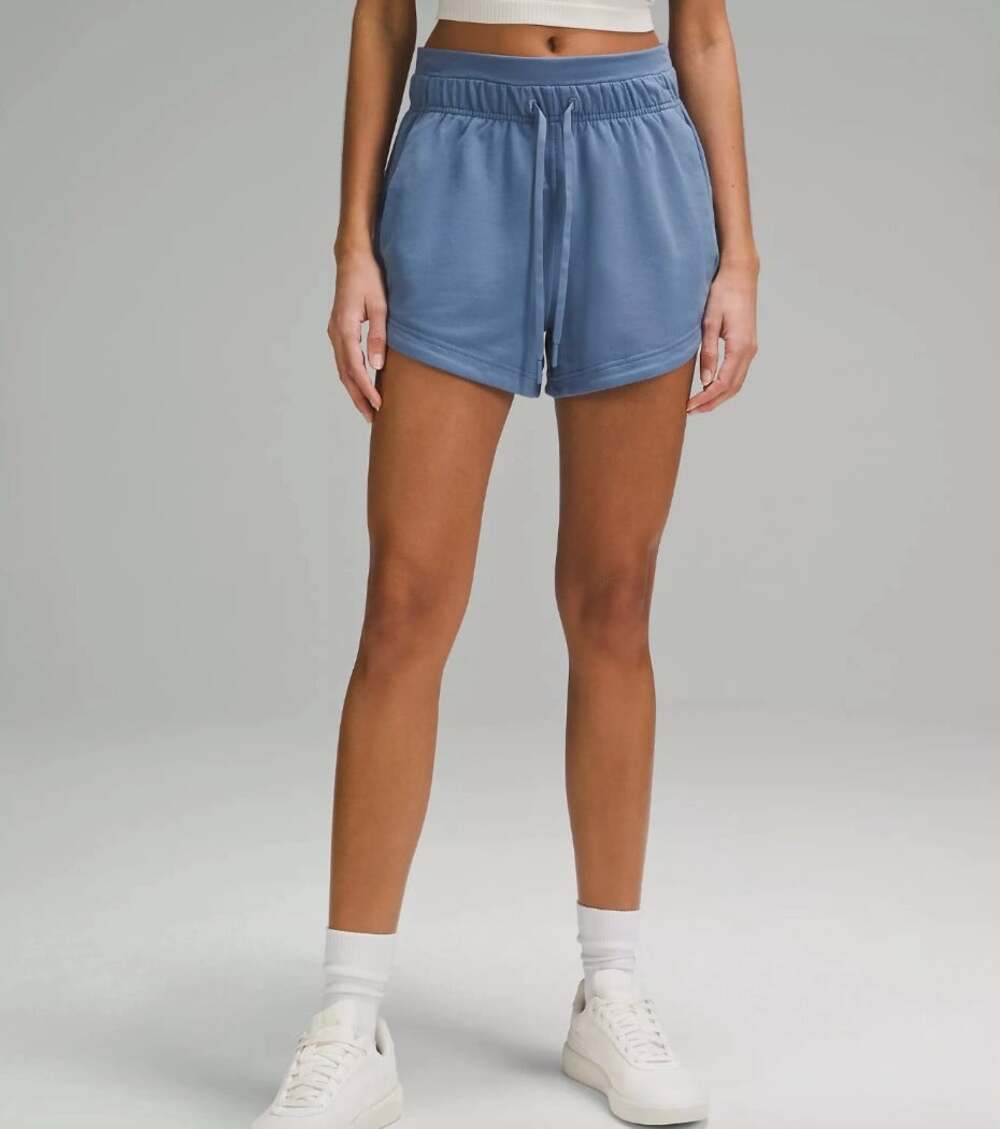 Lululemon Inner Glow High-Rise Short 3" Oasis Blue Size 14